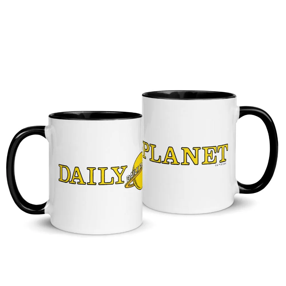 Batman SUPERMAN Daily Planet Logo totonet krus 11 oz gul