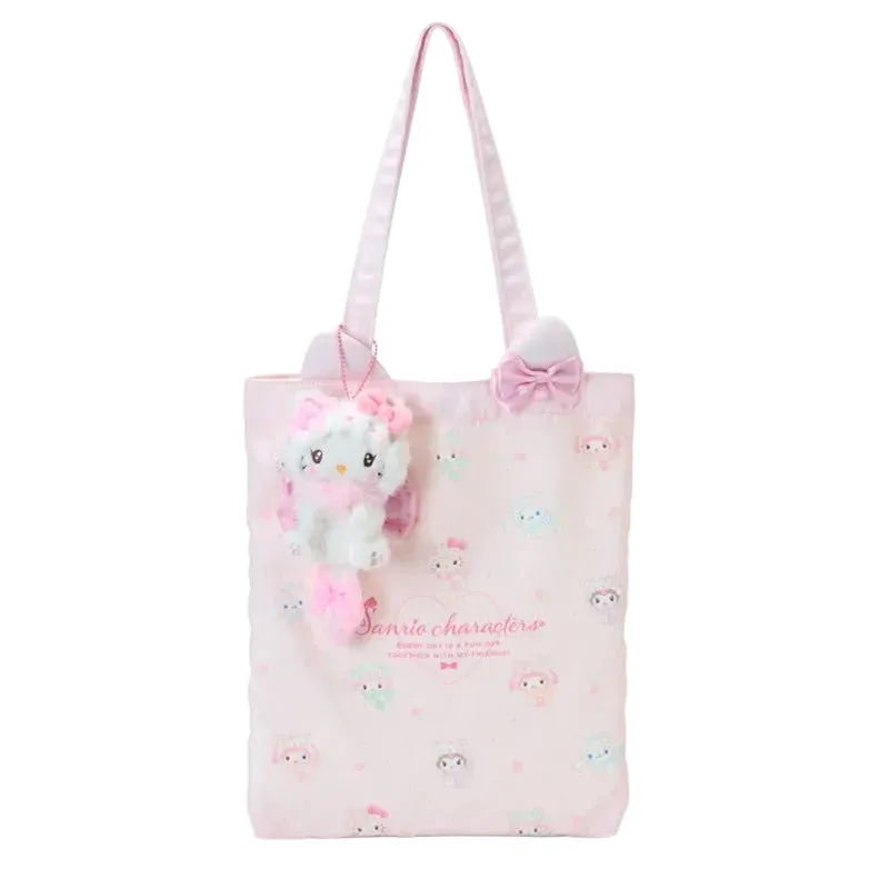 Hello Kitty Milky Kitten Series Sanrio Characters totebag med magnetlås