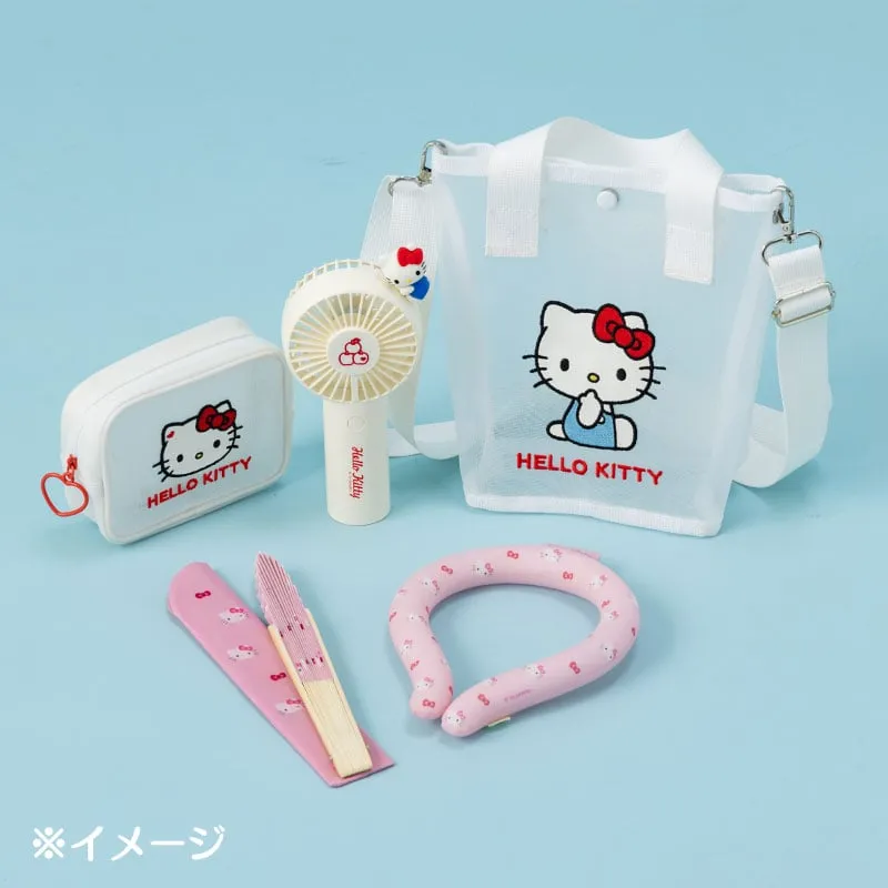 Hello Kitty Mini nettingpung med glidelås 13 cm