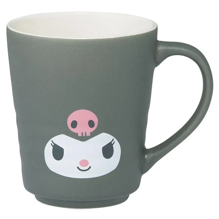 Hello Kitty Kuromi Face Ceramic Diner Mug krus