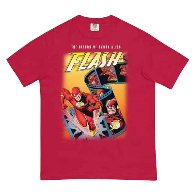 The Flash The Return of Barry Allen Comfort Colors t-skjorte rød