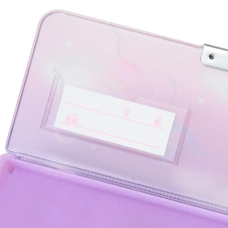 Hello Kitty Kuromi Translucent 2-Way Pencil Case pennal gjennomsiktig