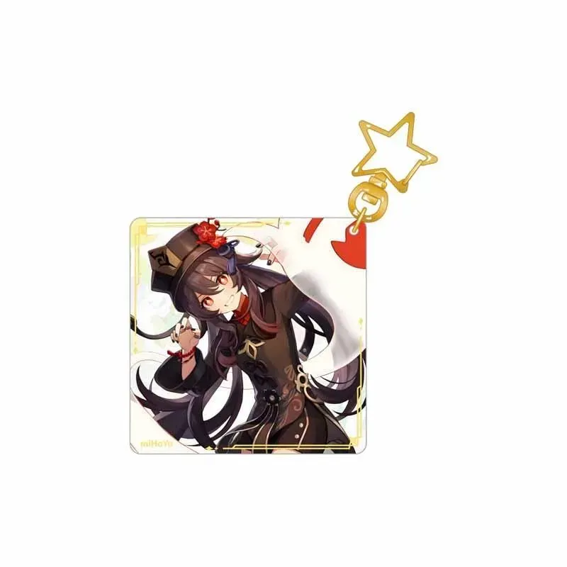 Genshin Impact Hu Tao Alt Art akrylnøkkelring