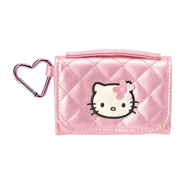 Hello Kitty Mini Quilt Series Pink Coin Purse rosa myntpung