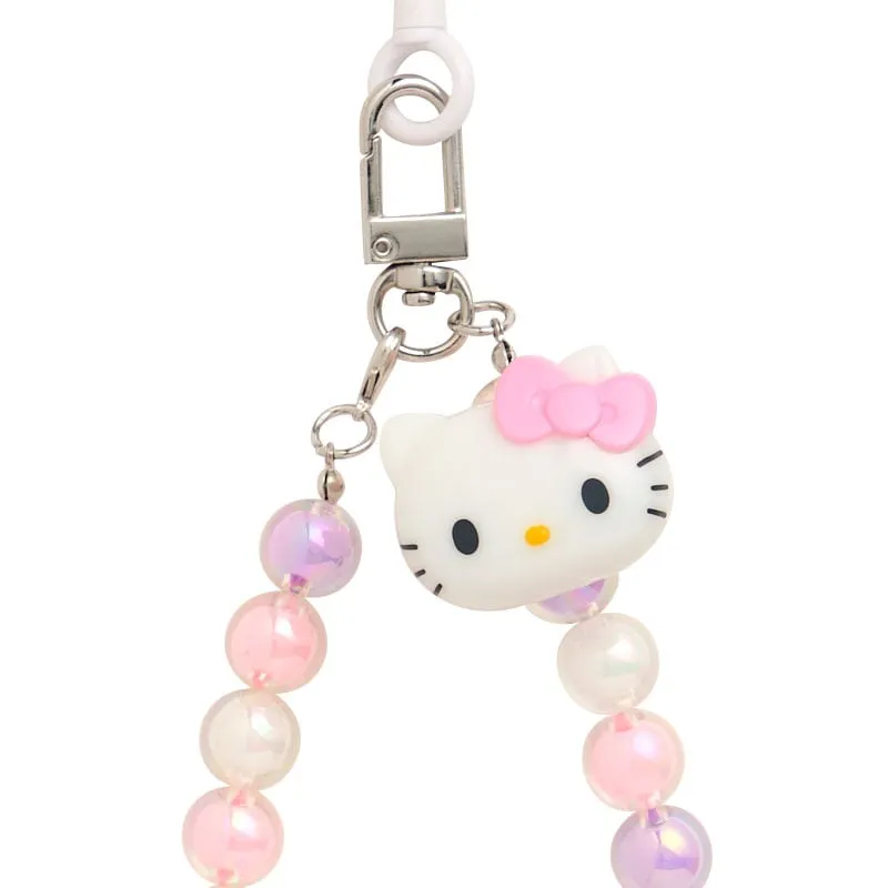 Hello Kitty Beaded Smartphone Charm mobilanheng med perler