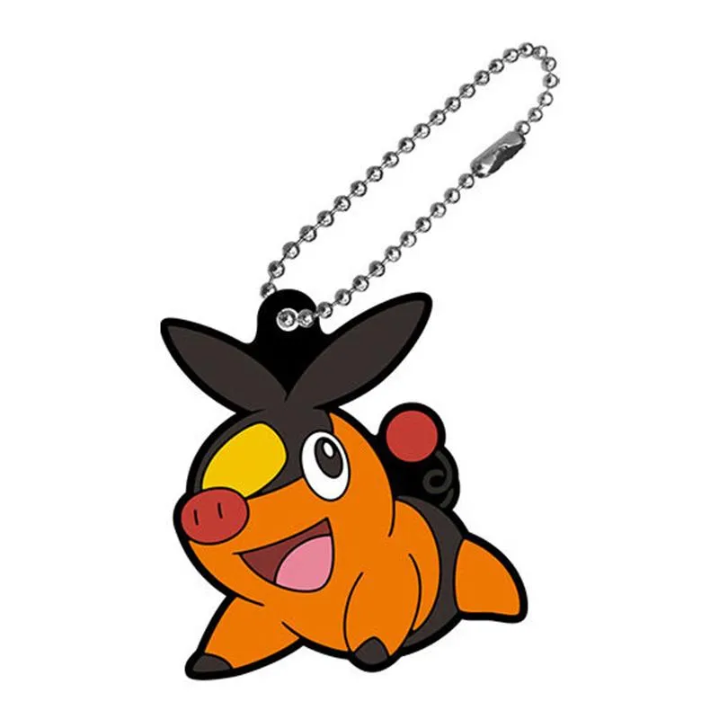 Pokémon Rubber Mascot Charm nøkkelring tilfeldig modell