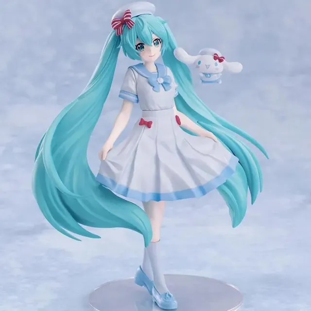 Vocaloid Hatsune Miku x Cinnamoroll Summer Ver. figur 22 cm PVC