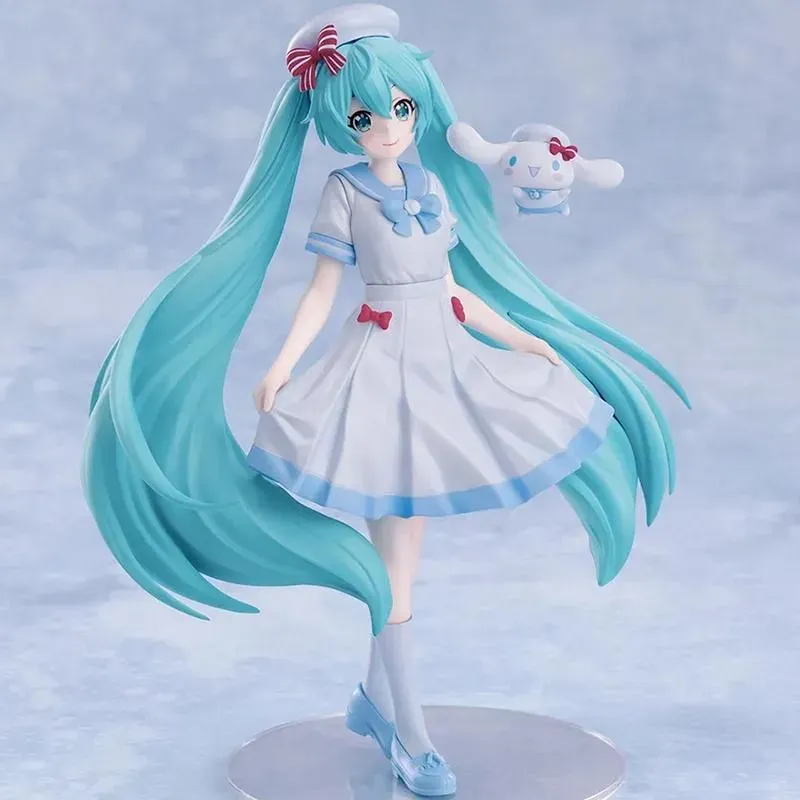 Vocaloid Hatsune Miku x Cinnamoroll Summer Ver. figur 22 cm PVC