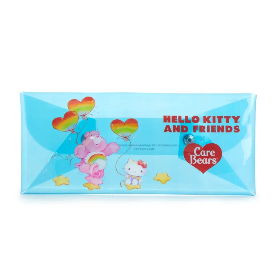 Hello Kitty x Care Bears Translucent Blue Pencil Case blått pennal
