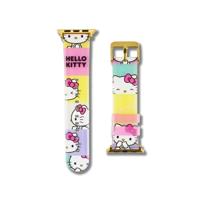 Hello Kitty x Sonix Grid Jelly Apple Watch Band klokkerem