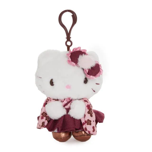 Hello Kitty Hakama kosedyr med klips 18 cm