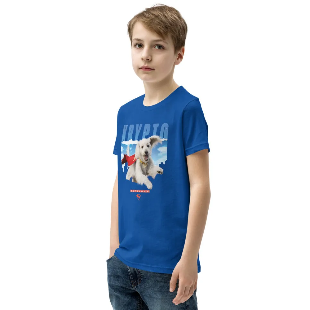 Batman Superman (2025 Movie) Krypto Youth T-skjorte barn