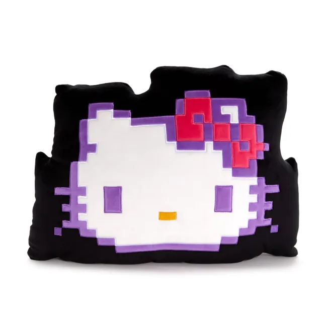 Hello Kitty Retro Pixel Series Face Plush pute med motiv på begge sider