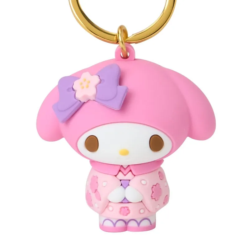 My Melody Signature Keychain Kimono Series nøkkelring gull