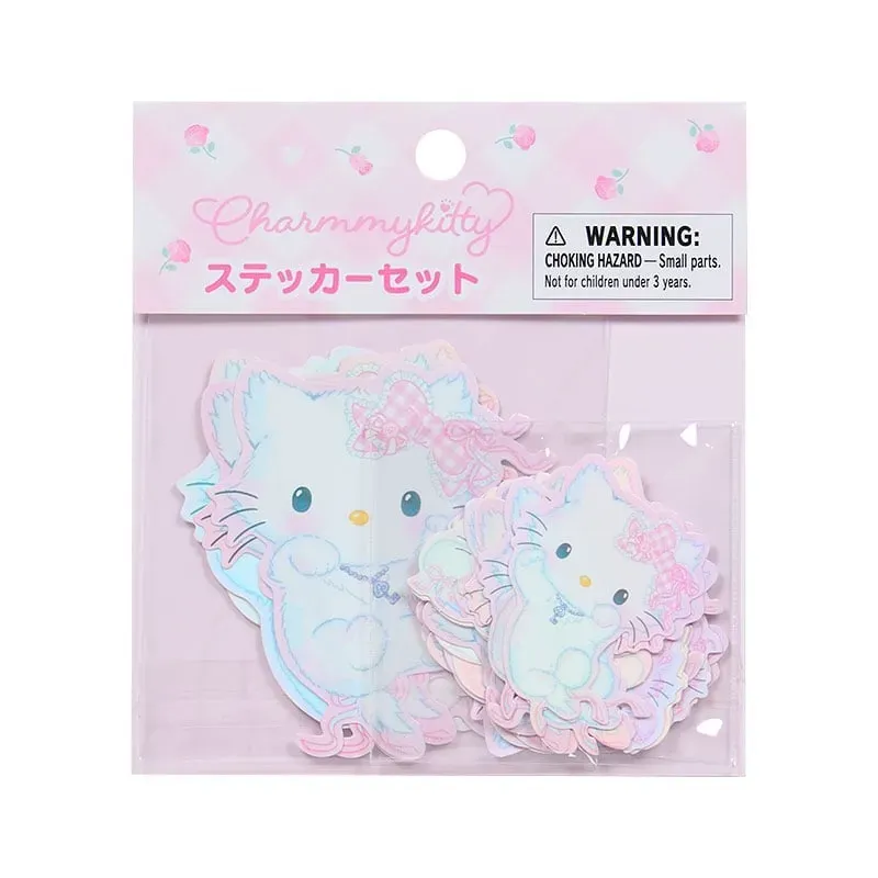 Hello Kitty My Furbaby Charmmy Kitty 24-pakning klistremerker holografiske