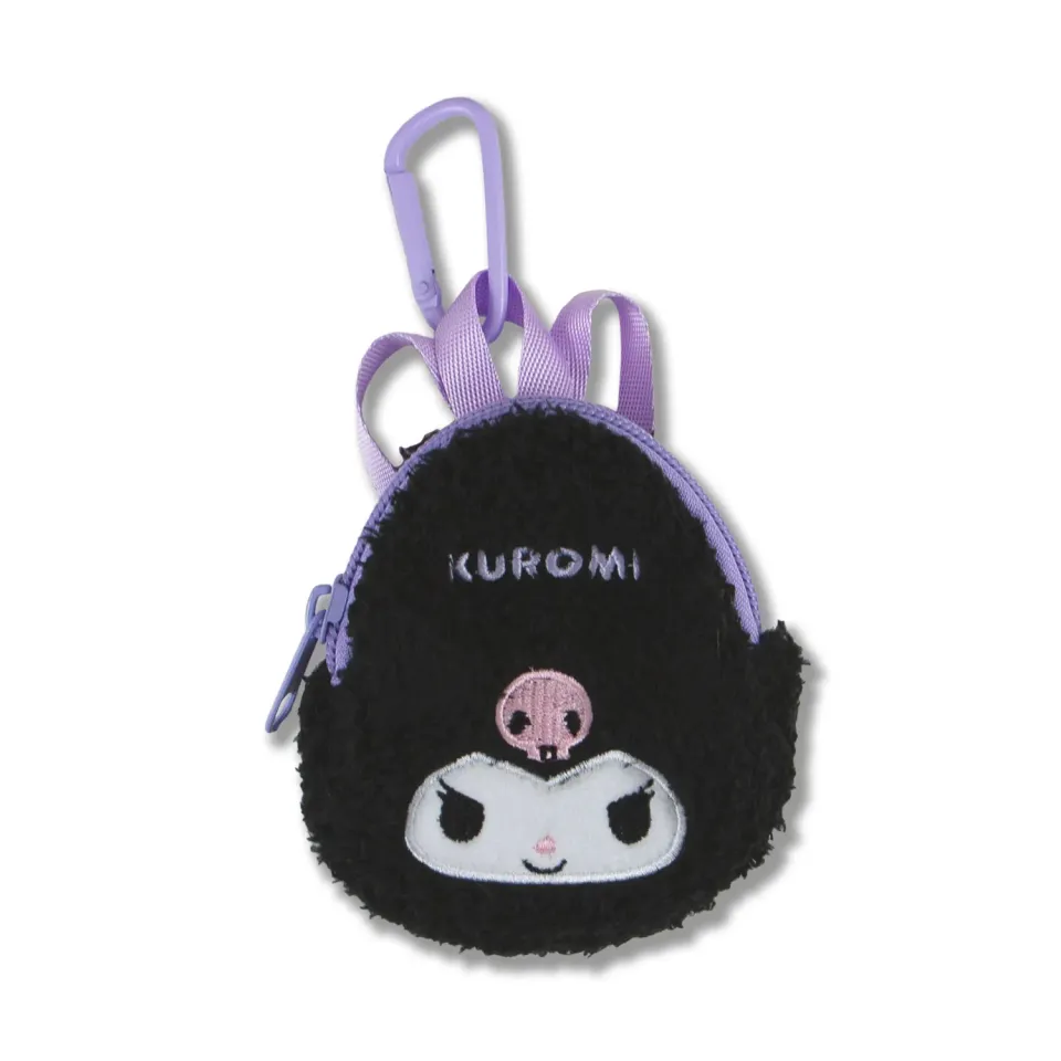 Hello Kitty Kuromi Mini Tech Backpack nøkkelring – plysj