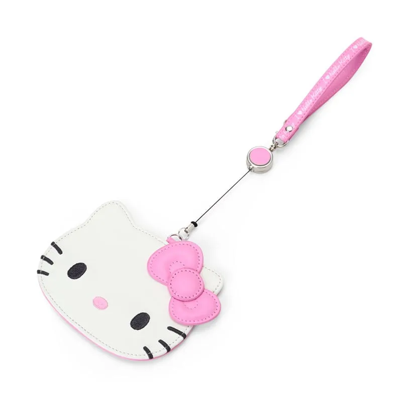 Hello Kitty I Love Hello Kitty rosa kortholder med uttrekkbar snor