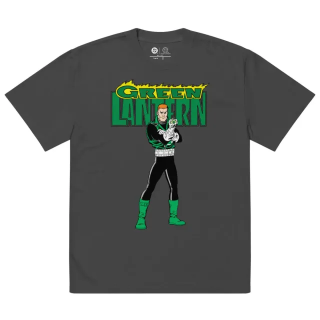 Green Lantern Guy Gardner oversized T-skjorte faded black