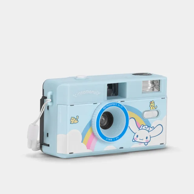 Hello Kitty Cinnamoroll Classic 35mm kamera med innebygd blits