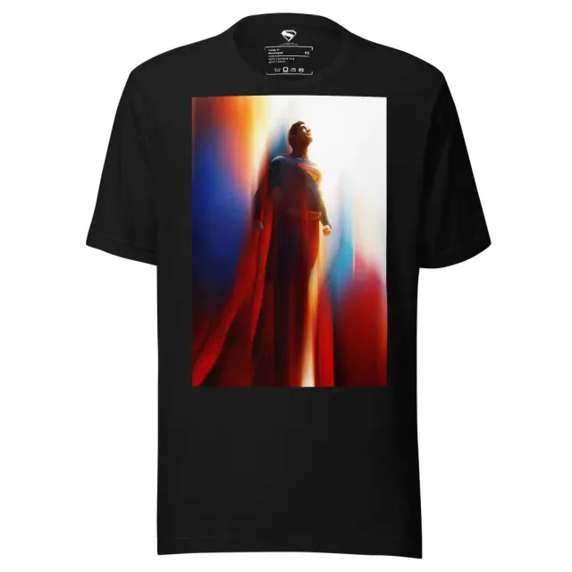 Batman SUPERMAN (2025 Movie) Look Up T-skjorte unisex bomull