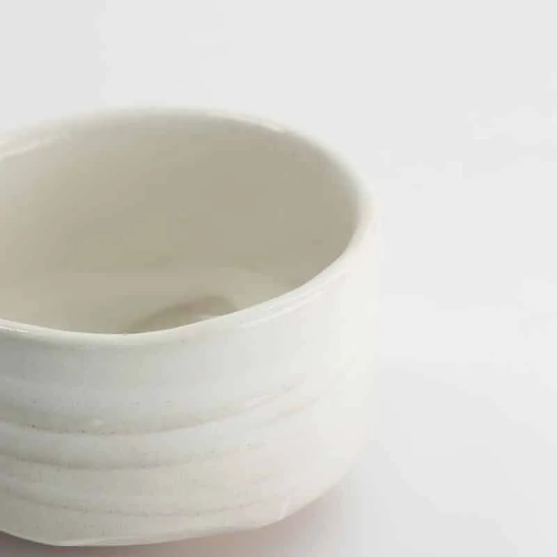 Neo Tokyo Japanese Matcha Tea Cup Kobiki White tekopp 500 ml keramikk