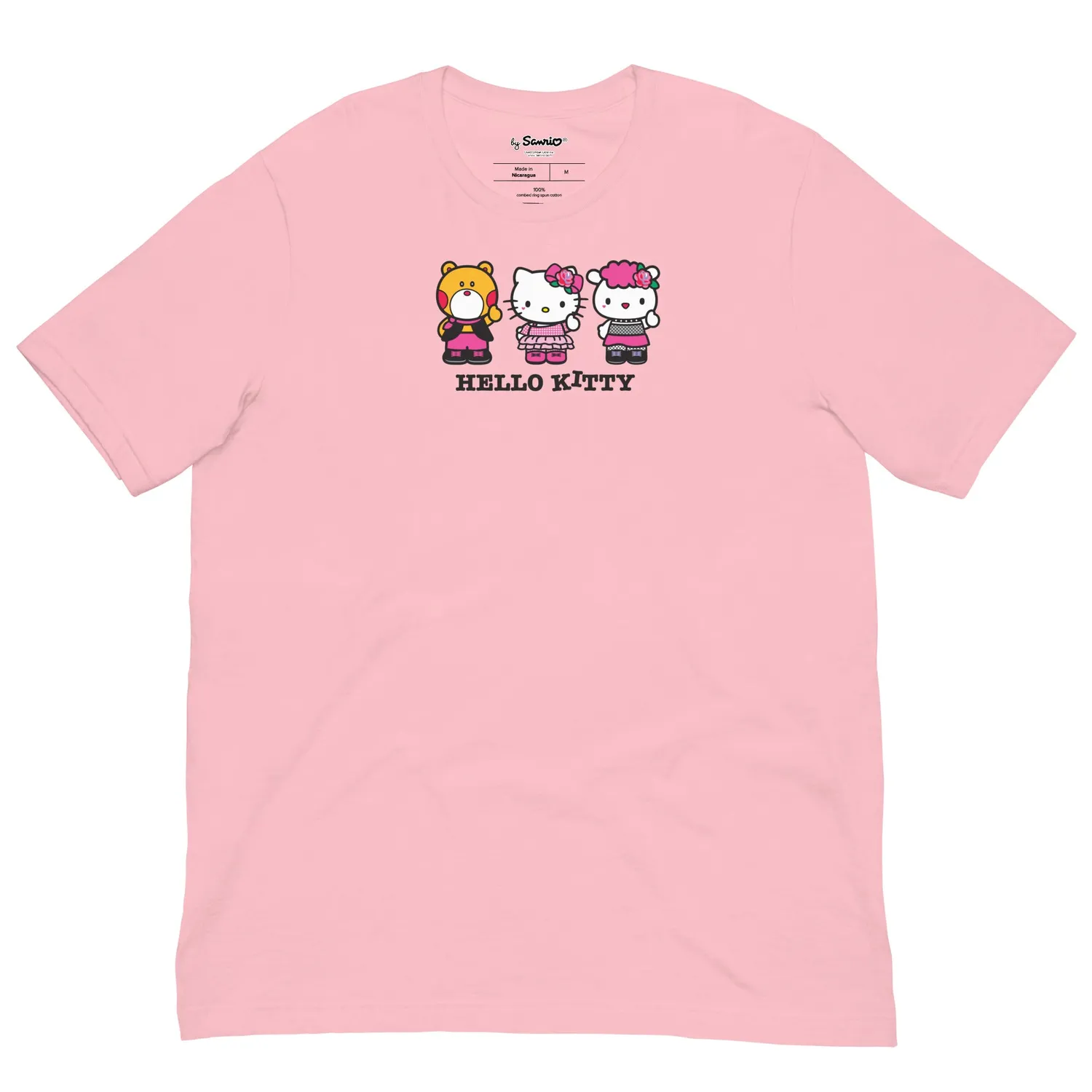 Hello Kitty Rockin' Trio T-skjorte hvit, bomull