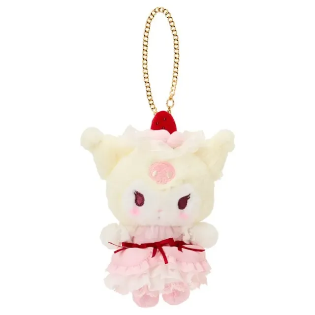Hello Kitty Strawberry Whip Kuromi Plush Mascot Bag Charm veskeanheng