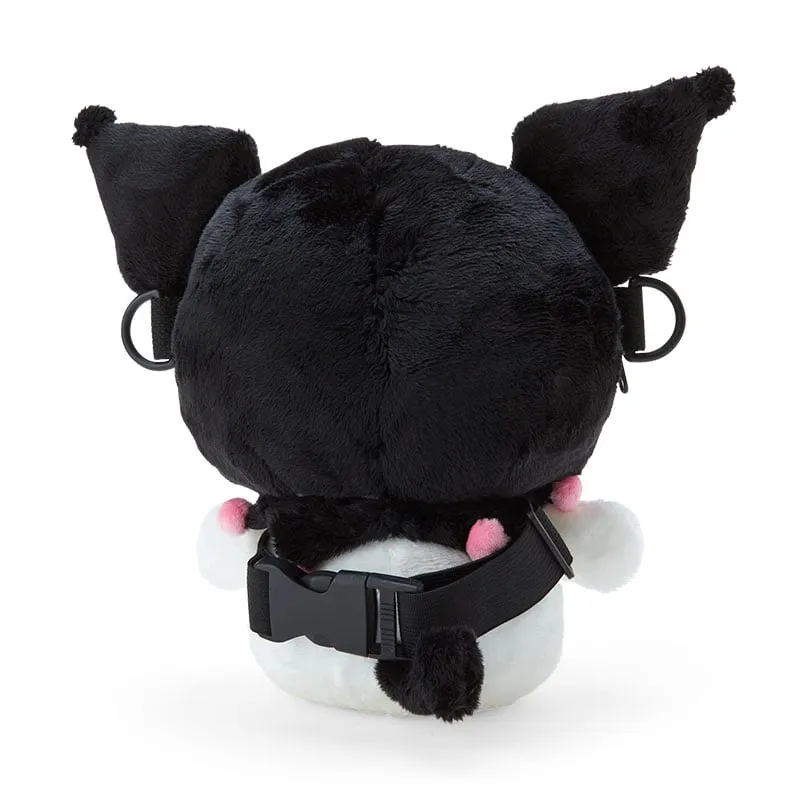 Hello Kitty Kuromi Convertible Plush Bag skulderveske justerbar