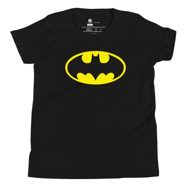 Batman Batman Logo T-skjorte ungdom svart