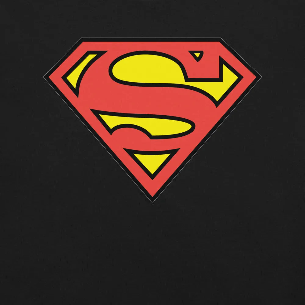 Batman Superman Logo T-skjorte True Royal 100 % bomull