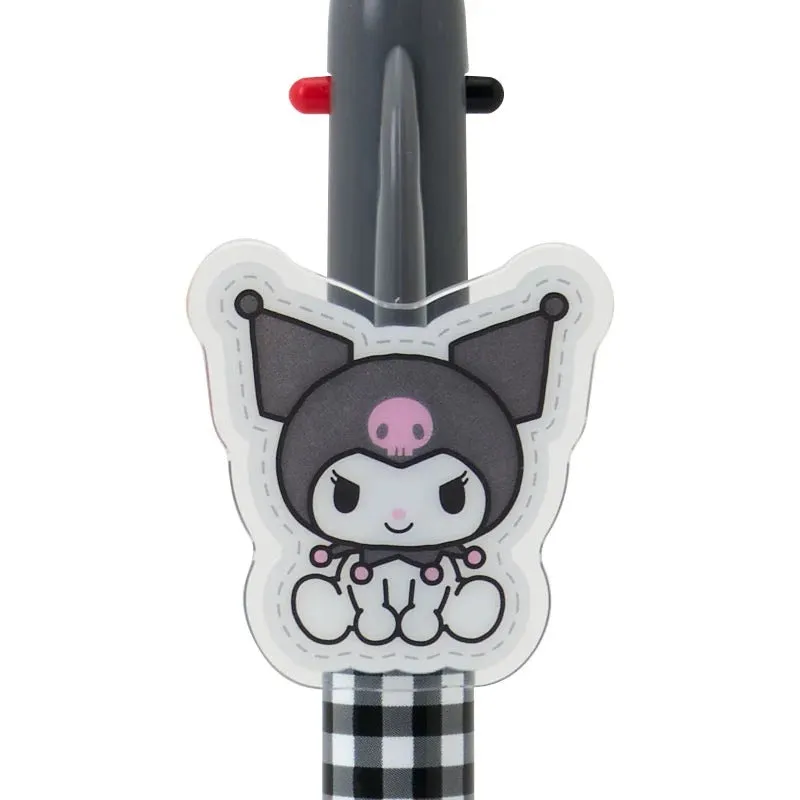 Hello Kitty Kuromi 2-Color Gingham penn 0,5 mm svart rød