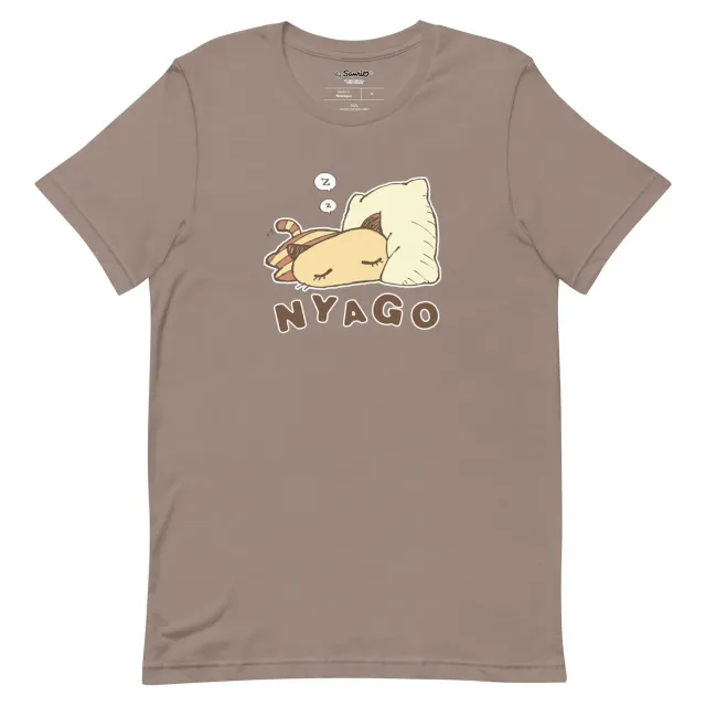 Sanrio Nyago Classic Logo T-skjorte Pebble XS–3XL bomull