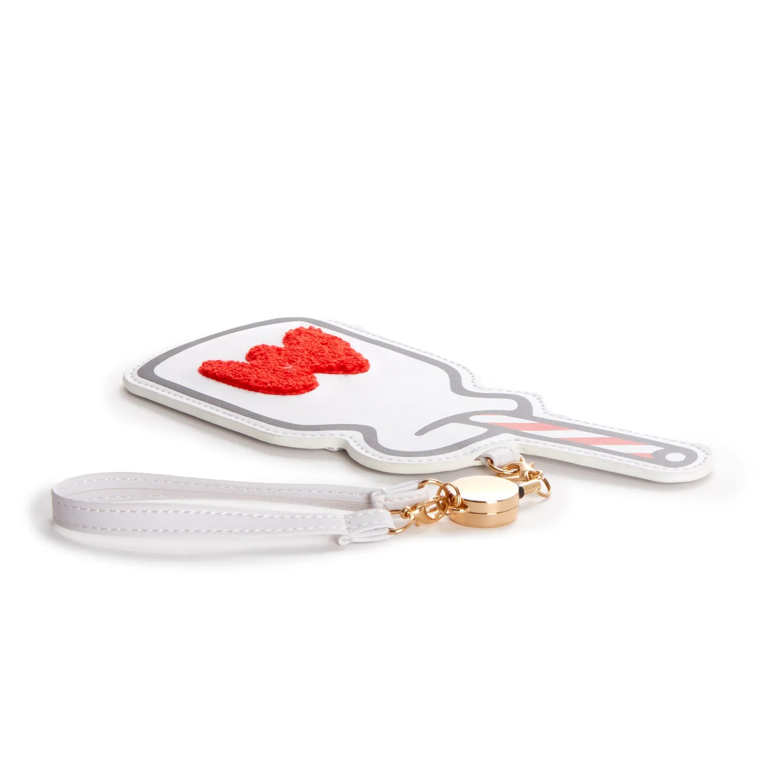 Hello Kitty Red Classic Series Milk Card Case kortetui rød med glidelås