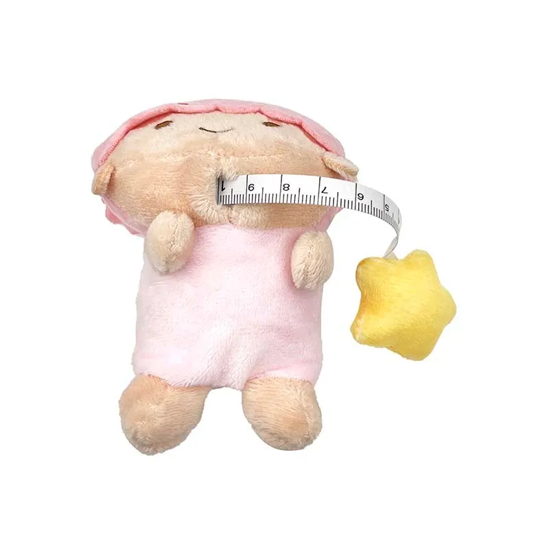 Hello Kitty LittleTwinStars Lala målebånd nøkkelring med plysj
