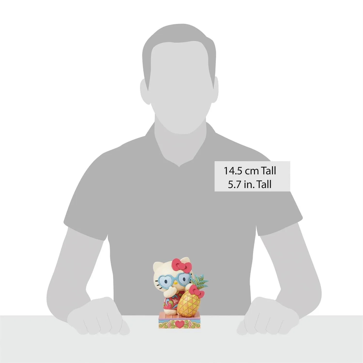 Hello Kitty Jim Shore Sanrio Summer Pineapple Figurine figur håndmalt
