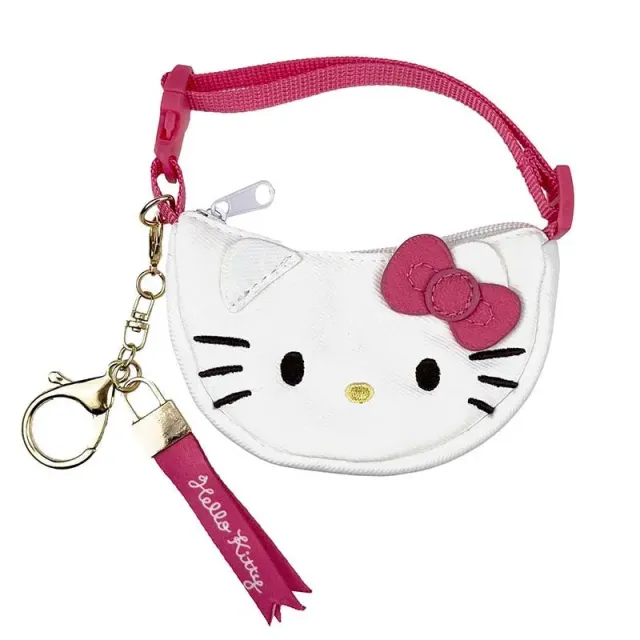Hello Kitty 2-Way Mini Crescent Bag Charm veskeanheng