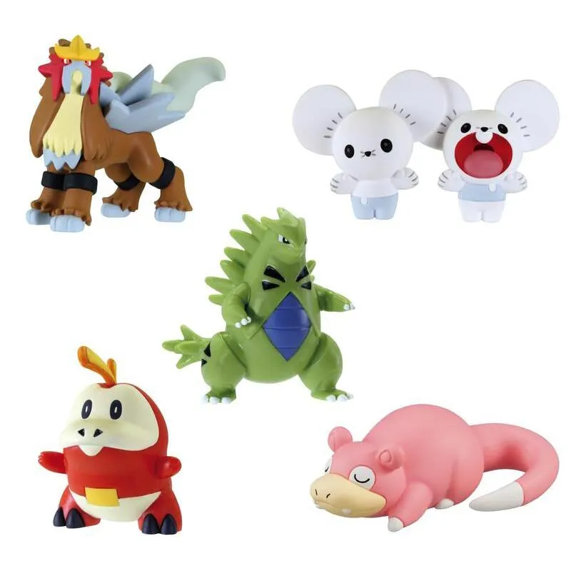 Neo Tokyo Pokemon Roar of the Earth samleboks med figur og tyggis 1,6 g