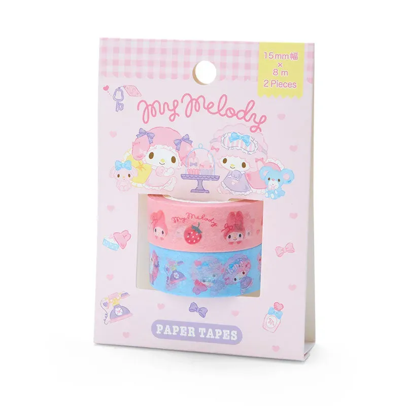 Hello Kitty My Melody washi tape 2-pak dekorativ
