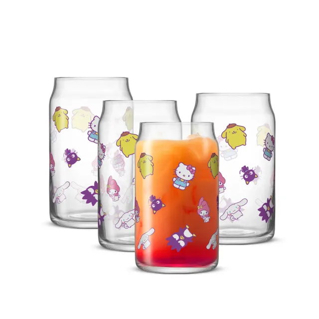 Hello Kitty Daydream Tumbler Glasses drikkeglass 4-pakning
