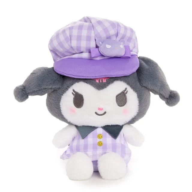 Hello Kitty Gingham Cap Series Kuromi plysjbamse 8 tommer