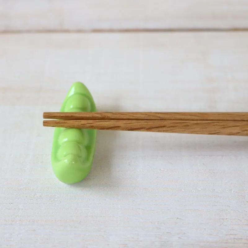 Neo Tokyo Chopstick Rest Broad Beans spisepinnestøtte 6 cm porselen