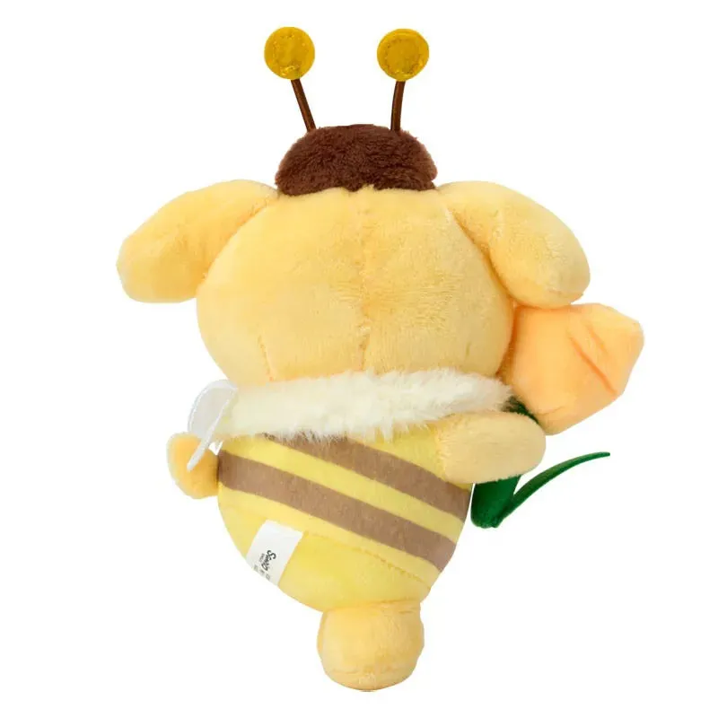 Hello Kitty Sweet As Can Bee Series Pompompurin Plush Mascot Keychain nøkkelring