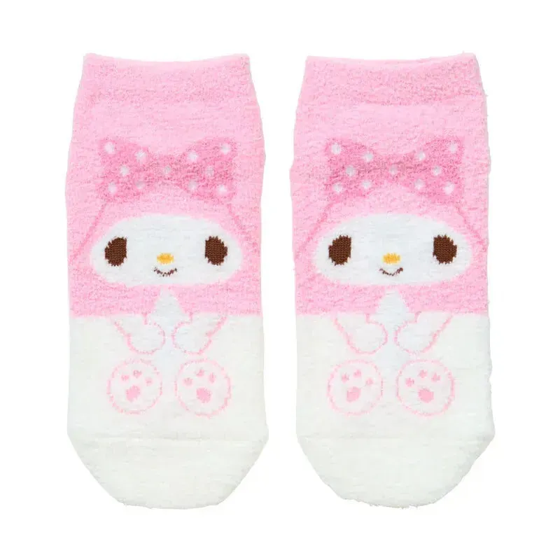 Hello Kitty My Melody Tucked-In Cozy ankelsokker