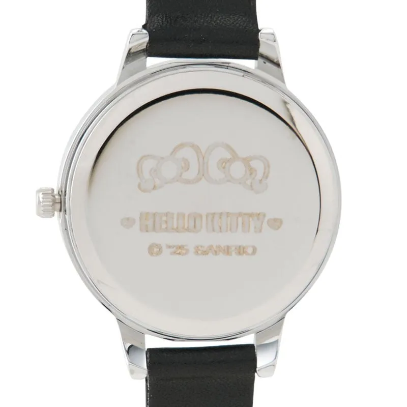 Hello Kitty Monochrome Birthday Twins armbåndsur svart-hvitt