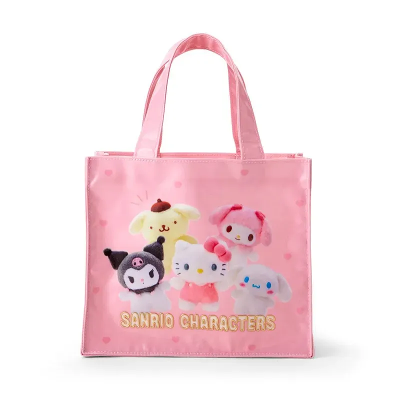 Sanrio Characters Pitatto Friends Series mini tote bag laminert