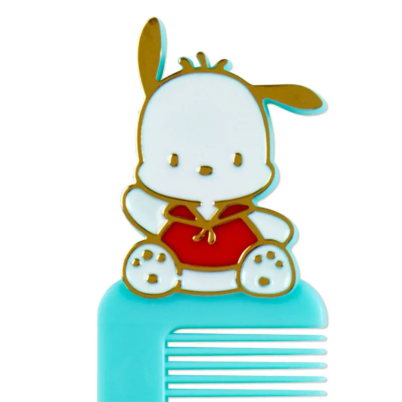 Hello Kitty Pochacco Die-cut Comb kam med etui