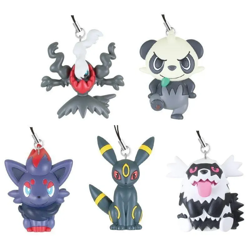 Neo Tokyo Pokémon Black Flat Mascot Charm Gacha tilfeldig kapsel