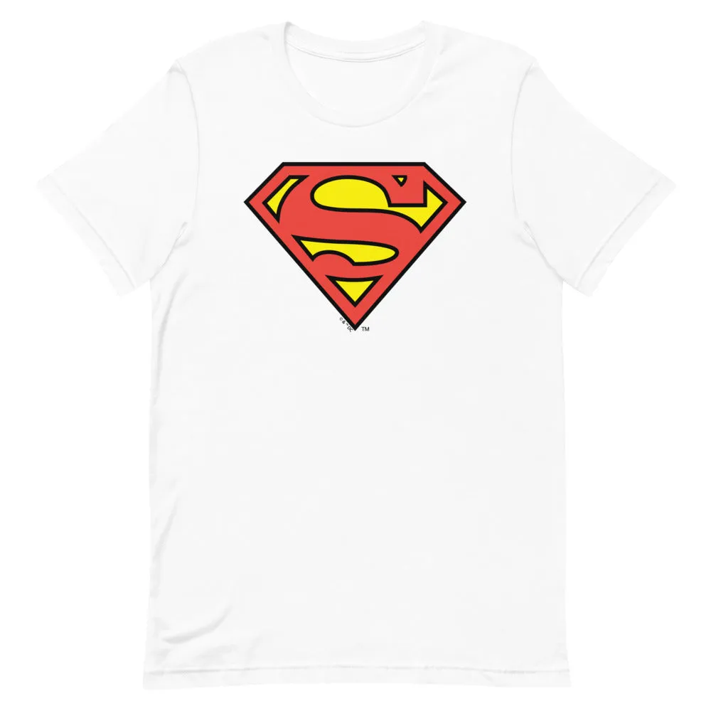 Batman Superman Logo T-skjorte True Royal 100 % bomull