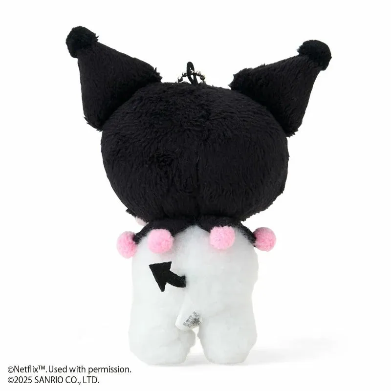 Hello Kitty My Melody & Kuromi Netflix Series Kuromi Lovestruck Plush Mascot Keychain nøkkelring
