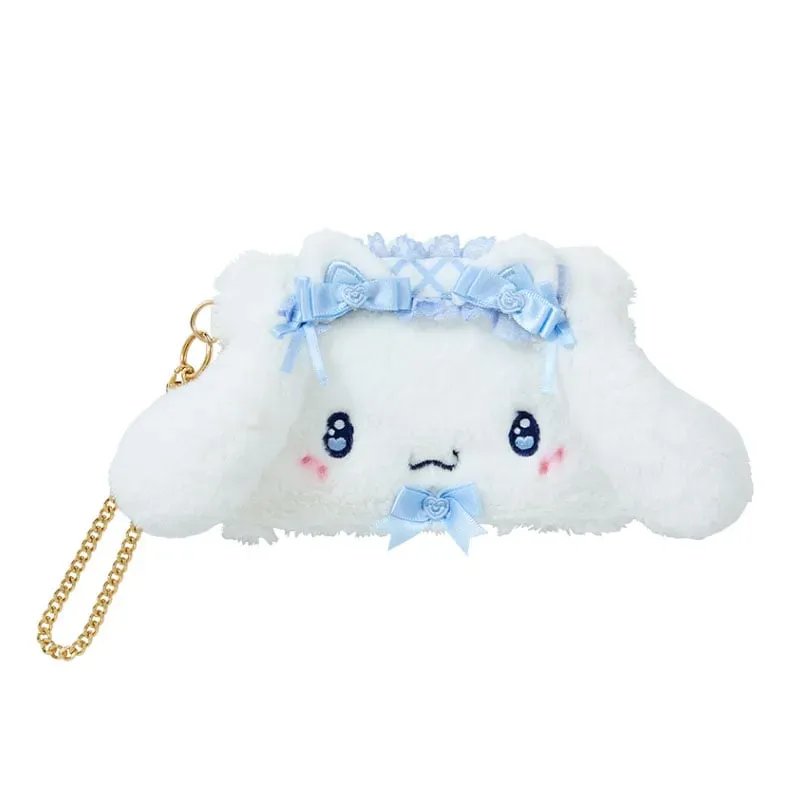 Cinnamoroll Ribbon Party kortholder med klart vindu og gullkjede